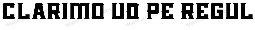 Clarimo UD PE Regul字体转换